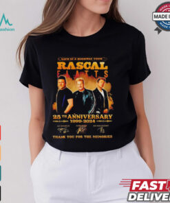 Official Rascal Flatts 25th Anniversary 1999 2024 Life Is A Highway Tour T Shirt