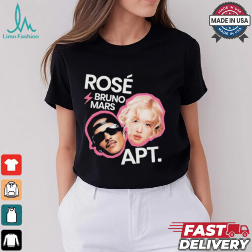 Official Rosé And Bruno Mars APT Bootleg T Shirt