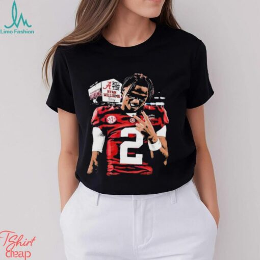 Official Ryan Williams 2 Alabama Crimson Tide NCAA Roll Tide Painting t shirt