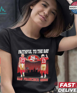 Official San Francisco 49ers Faithful To The Bay 2024 McCaffrey And Purdy T Shirt