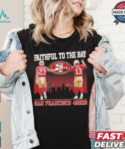 Official San Francisco 49ers Faithful To The Bay 2024 McCaffrey And Purdy T Shirt