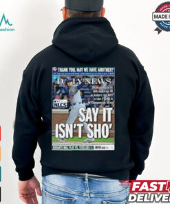 Official Shohei Ohtani Los Angeles Dodgers Say It Isn’t Sho’ NLCS Shirt