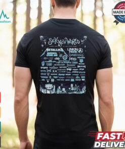 Official Sick New World 2025 Festival Lineup Announced For Las Vegas On April 12 2025 Poster Shirt