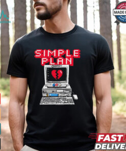 Official Simple Plan Computer 2024 t shirt