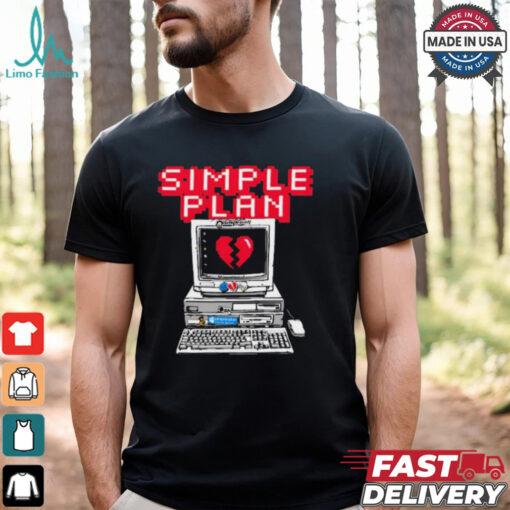 Official Simple Plan Computer 2024 t shirt