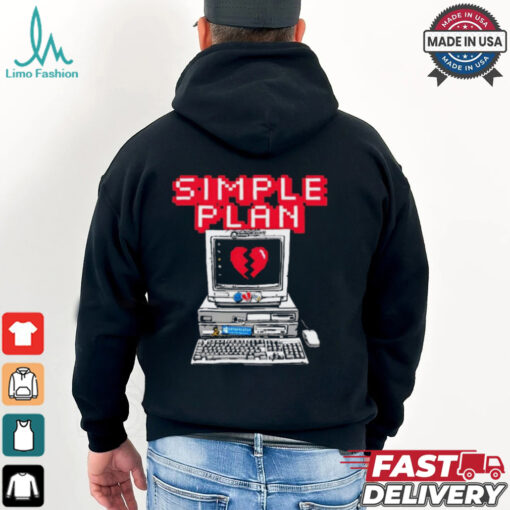 Official Simple Plan Computer 2024 t shirt