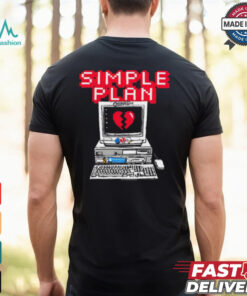 Official Simple Plan Computer 2024 t shirt