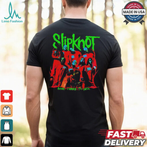 Official Slipknot Here Comes The Pain Photo T Shirt