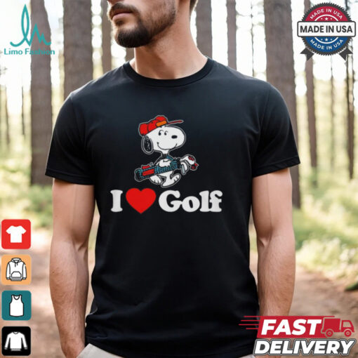 Official Snoopy I love golf T shirt