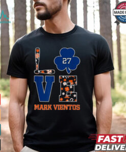 Official St patrick’s day love floral mark vientos new york baseball T shirt