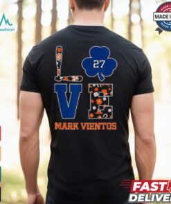 Official St patrick’s day love floral mark vientos new york baseball T shirt