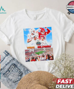 Official Texas LongHorns 34 – 3 Oklahoma Sooners Allstate Red River Rivalry 2024 Poster t shirt