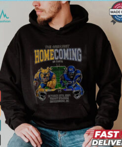 Official The Greatest homecoming on Earth North Carolina A and T Aggies vs Hampton Pirates mascot 2024 shirt