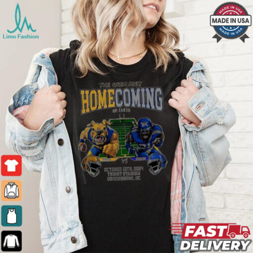 Official The Greatest homecoming on Earth North Carolina A and T Aggies vs Hampton Pirates mascot 2024 shirt