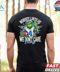 Official The Grinch Dallas Cowboys Nobody Likes Us We Don’t Care Christmas Shirt