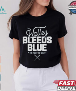 Official The Valley Bleeds Blue A Kid From The Valley Los Angeles Dodgers MLB t shirt