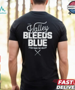 Official The Valley Bleeds Blue A Kid From The Valley Los Angeles Dodgers MLB t shirt