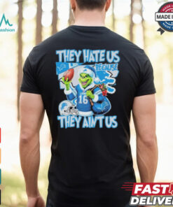 Official They Hate Us Because They Aint Us Detroit Lions Unisex T Shirt