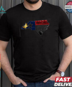 Official Through it all North Carolina Strong map shirt