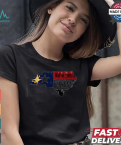 Official Through it all North Carolina Strong map shirt