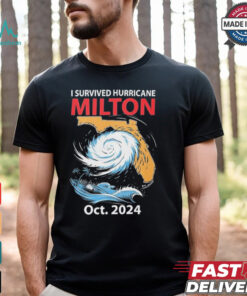 Official United State I Survived Hurricane Milton Oct 2024 Graphic t shirt