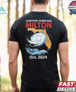 Official United State I Survived Hurricane Milton Oct 2024 Graphic t shirt