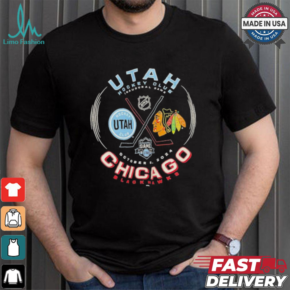 Official Utah Hockey Vs Chicago Blackhawks 2024 Inaugural Game October 8, 2024 shirt