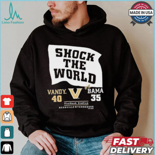 Official Vandy 40 35 Bama Vanderbilt Commodores Shock The World 2024 Shirt