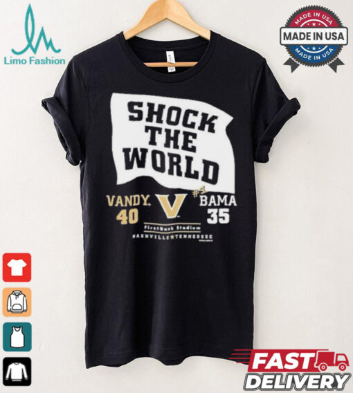Official Vandy 40 35 Bama Vanderbilt Commodores Shock The World 2024 Shirt