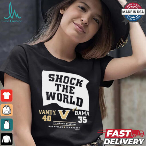 Official Vandy 40 35 Bama Vanderbilt Commodores Shock The World 2024 Shirt