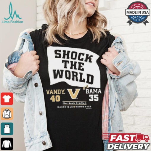 Official Vandy 40 35 Bama Vanderbilt Commodores Shock The World 2024 Shirt