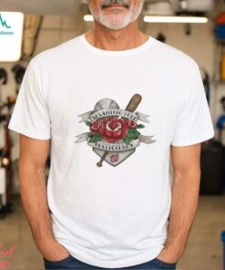 Official Washington Nationals Tattoo Rose 2024 Shirt