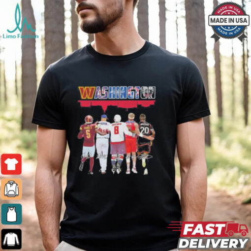 Official washington Players Daniels, Corbin, Ovechkin, Kuzma And Benteke Signatures Shirt