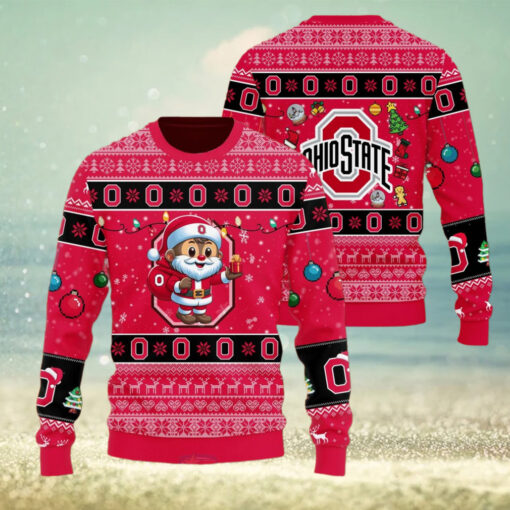 Ohio State Buckeyes Christmas Sweater1