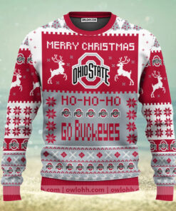 Ohio State Buckeyes Merry Christmas Ugly Christmas Sweaters