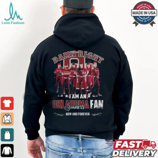 Oklahoma Sooners I Am Sooners Fan Now And Forever All Roster 2024 Tee