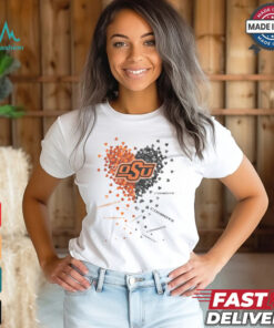 Oklahoma State Cowboys Heart Shirt0