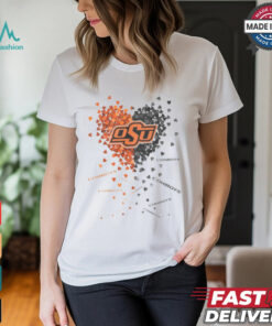 Oklahoma State Cowboys Heart Shirt0