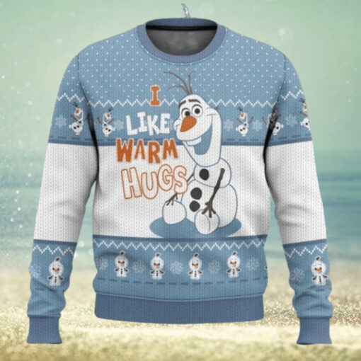 Olaf I Like Warm Hugs Ugly Christmas Sweater