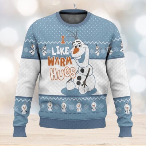 Olaf I Like Warm Hugs Ugly Christmas Sweater