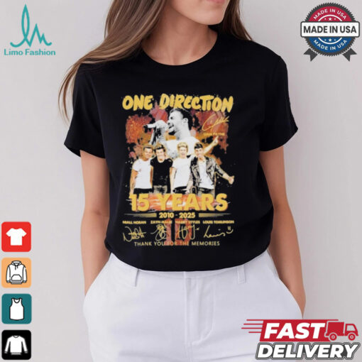 One Direction Liam Payne 15 Years 2010 2025 Thank You For The Memories T Shirt