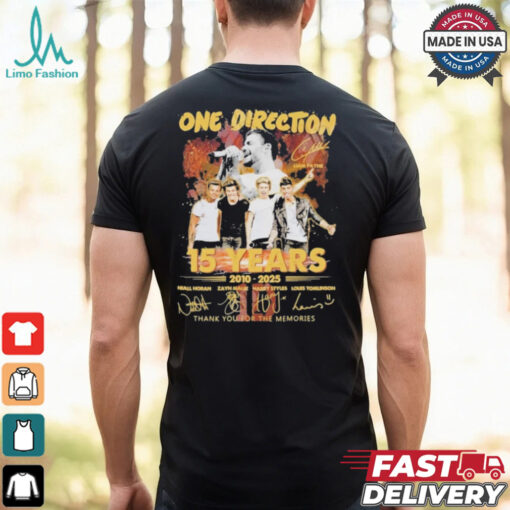 One Direction Liam Payne 15 Years 2010 2025 Thank You For The Memories T Shirt