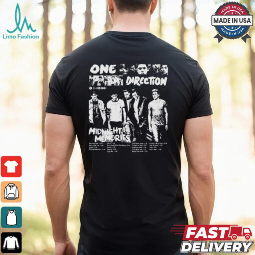 One Direction Liam Payne Album 1D Midnight Memories Graphic t shirt