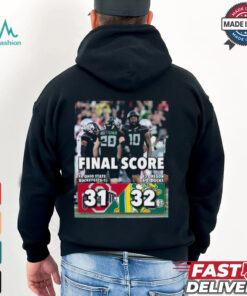 Oregon Ducks 32 31 Ohio State Buckeyes Football Final Score Shirt