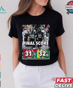 Oregon Ducks 32 31 Ohio State Buckeyes Football Final Score Shirt