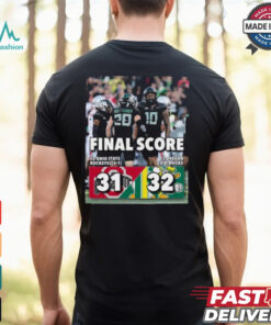 Oregon Ducks 32 31 Ohio State Buckeyes Football Final Score Shirt