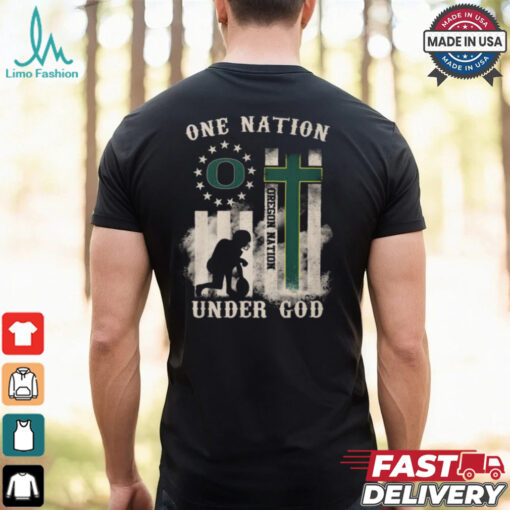 Oregon Ducks Nation Under God Shirt