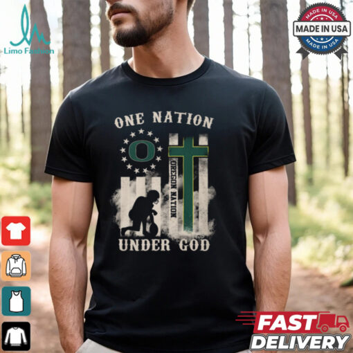 Oregon Ducks Nation Under God Shirt