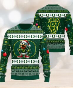 Oregon Ducks They Not Like Us Christmas Sweater1