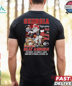 Original Georgia Bulldogs You’re Gonna Feel The Bulldog Bite Dawgs Beat Auburn 2024 Shirt